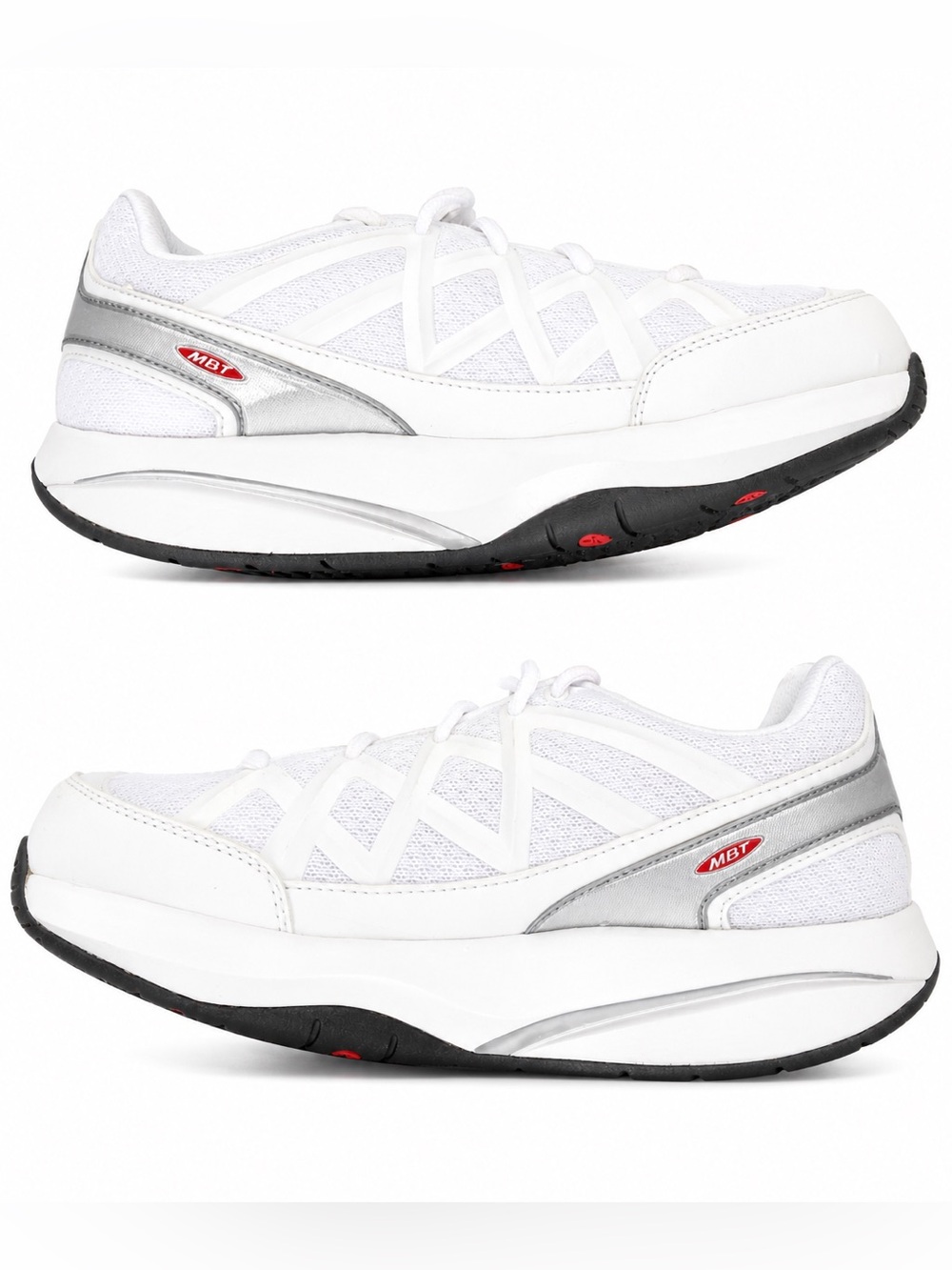 MBT Sport 3 Rocker Walking Shoes White EU 41 US 10.5 Woman’s